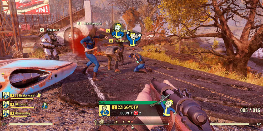 Fallout 76 gameplay