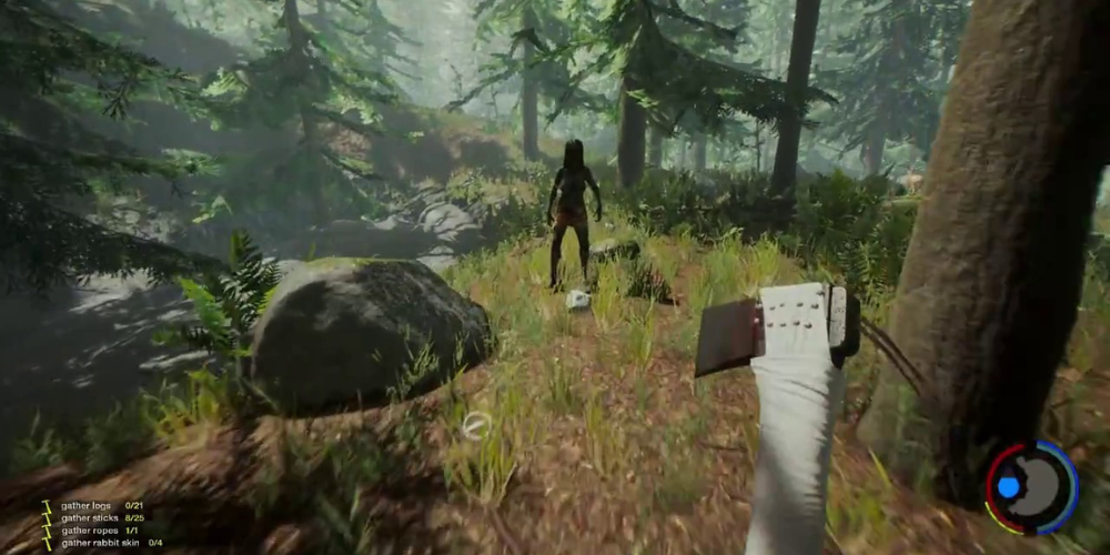 The Forest gameplay