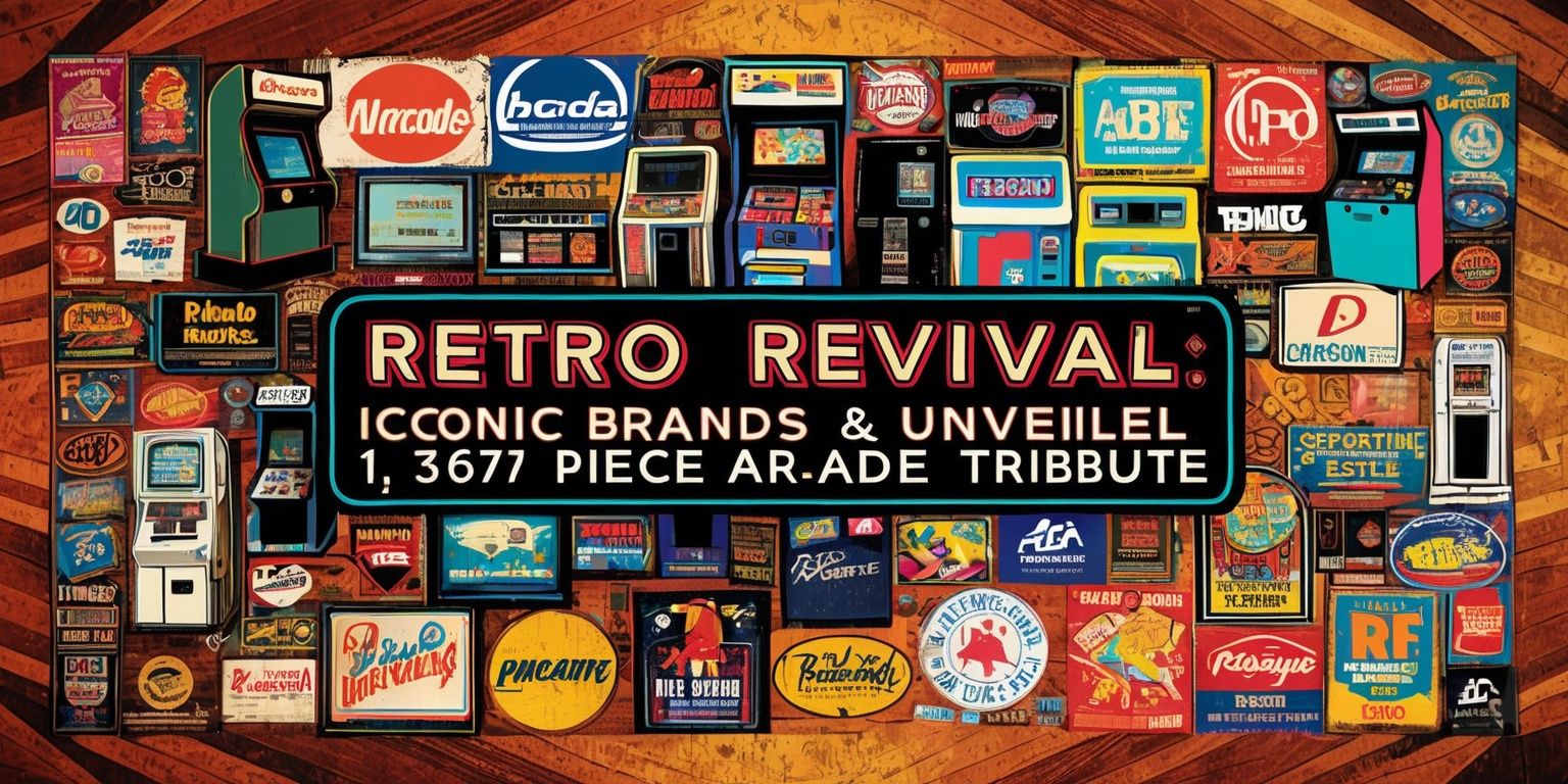 Retro Revival: Iconic Brands Unveil 1,367-Piece Arcade Tribute