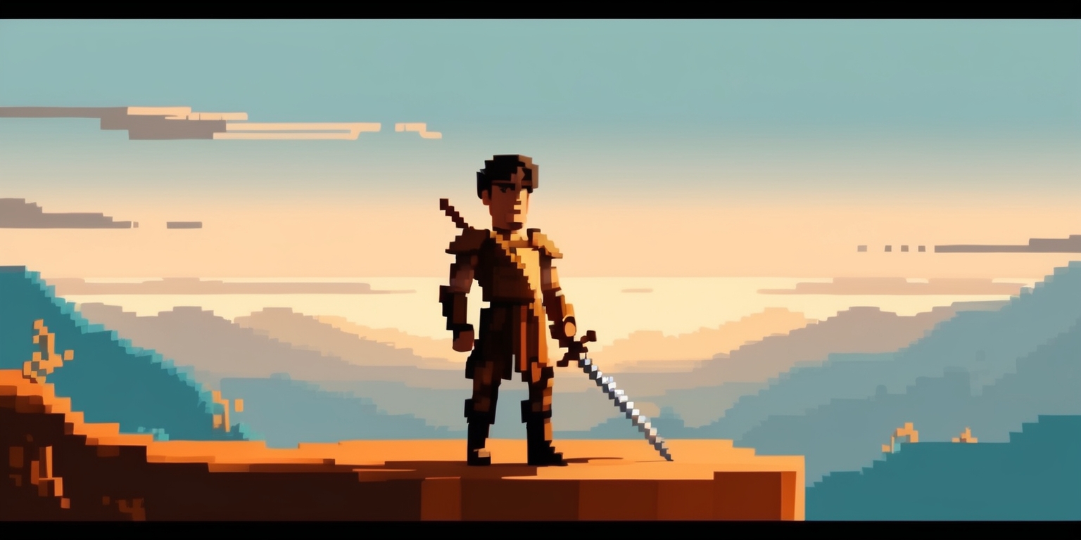 Idle Horizons: A Pixelated Saga of Strategy and Redemption